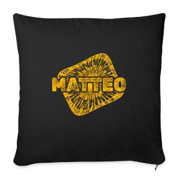 Stardust Matteo - Sofa pillowcase 17,3'' x 17,3'' (45 x 45 cm) - black - Front