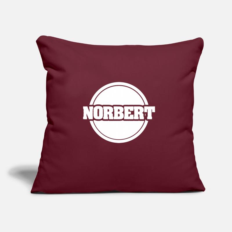 First name Norbert Sofa pillowcase 17,3'' x 17,3'' (45 x 45 cm)
