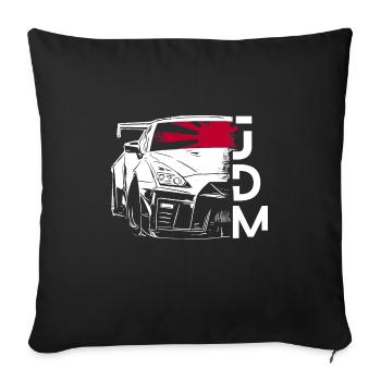 If one day the speed kills me.. / Paul Walker JDM - Sofakissenbezug 45 x 45 cm - Schwarz - Vorne