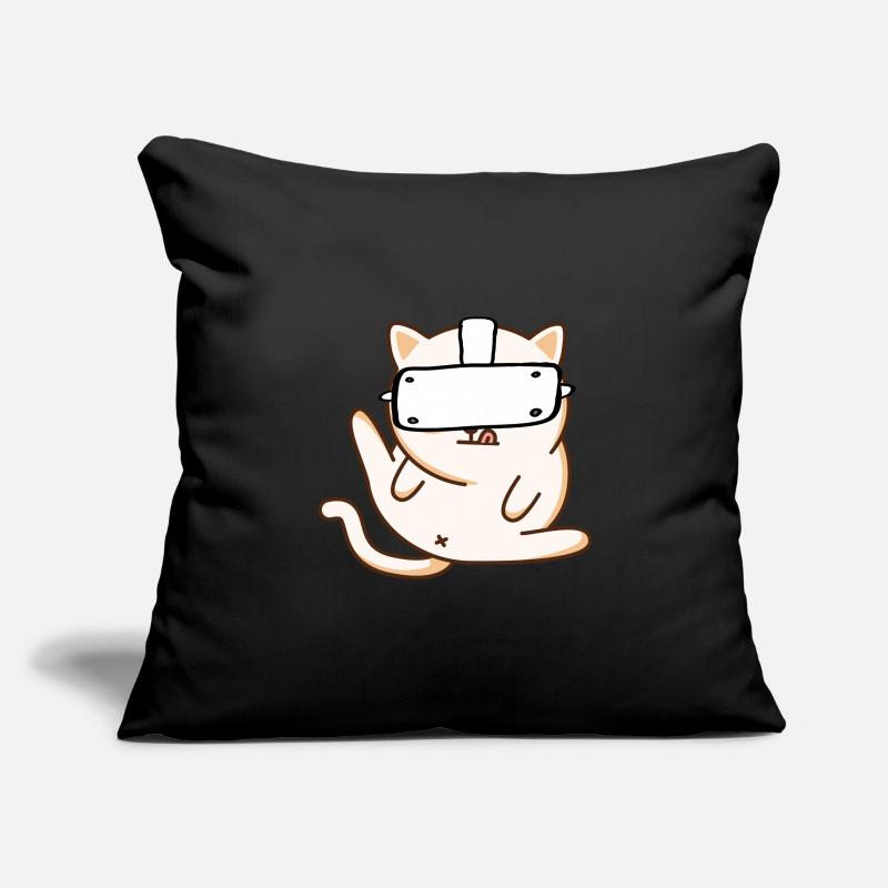 VR Chat - Réalité virtuelle Housse de coussin décorative 45 x 45 cm