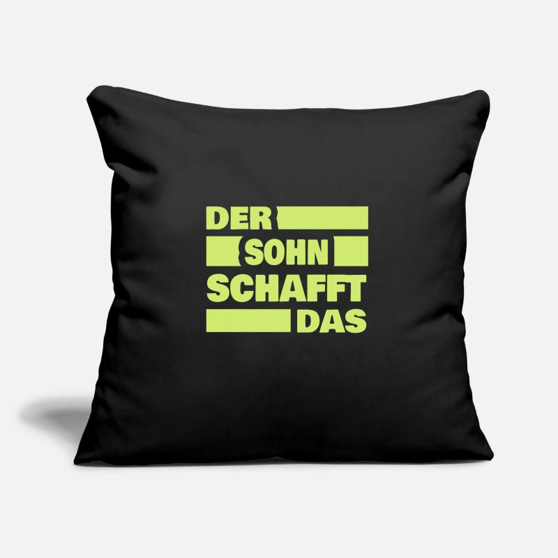 Fils Housse de coussin décorative 45 x 45 cm
