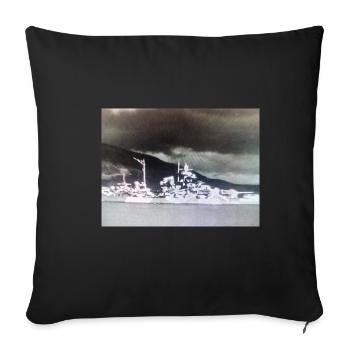 DDDesign - "Art of War"-Collection Nr. 012 - Sofakissenbezug 45 x 45 cm - Schwarz - Vorne