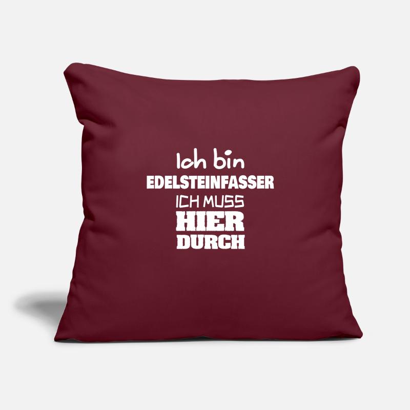 Beruf Edelsteinfasser Sofakissenbezug 45 x 45 cm