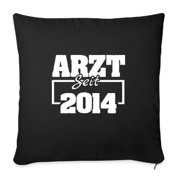 Occupational Physician 2014 - Sofa pillowcase 17,3'' x 17,3'' (45 x 45 cm) - black - Front