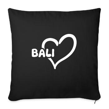 Gift for Bali - Sofa pillowcase 17,3'' x 17,3'' (45 x 45 cm) - black - Front