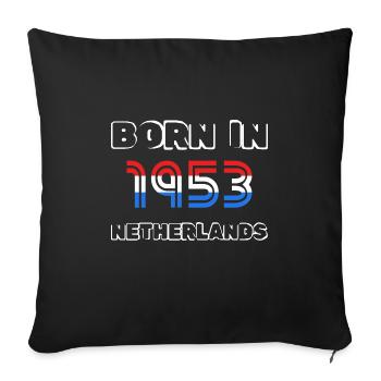Netherlands 1953 - Sofakissenbezug 45 x 45 cm - Schwarz - Vorne