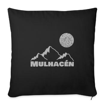 Bergsport Mulhacén - Sofakissenbezug 45 x 45 cm - Schwarz - Vorne