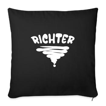 Cadeau pour le juge - Housse de coussin décorative 45 x 45 cm - noir - Devant