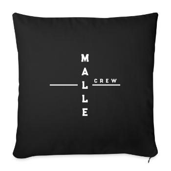 l'équipage des hommes - Housse de coussin décorative 45 x 45 cm - noir - Devant
