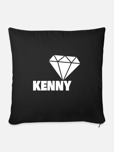 Kostbar Kenny - Sofakissenbezug 45 x 45 cm - Schwarz