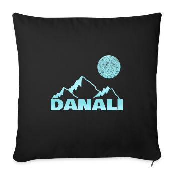 Gift for Danali - Sofa pillowcase 17,3'' x 17,3'' (45 x 45 cm) - black - Front