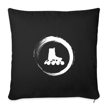Roller - Housse de coussin décorative 45 x 45 cm - noir - Devant