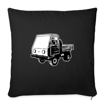 Multicar M25 Multicar Neu Multricar Lastkraftwagen - Sofakissenbezug 45 x 45 cm - Schwarz - Vorne