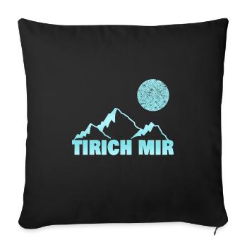 mir - Sofakissenbezug 45 x 45 cm - Schwarz - Vorne