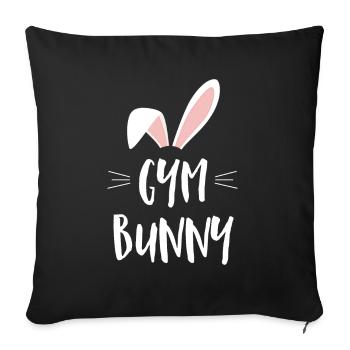 gymnase - Housse de coussin décorative 45 x 45 cm - noir - Devant