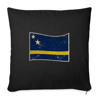 Curaçao - Housse de coussin décorative 45 x 45 cm - noir - Devant
