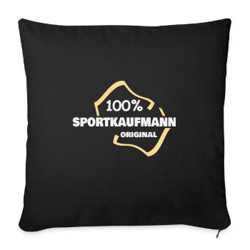Profession Assistante de Gestion du Sport - Housse de coussin décorative 45 x 45 cm - noir - Devant