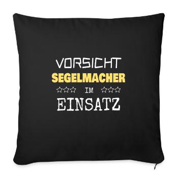 Cadeau pour voilerie - Housse de coussin décorative 45 x 45 cm - noir - Devant