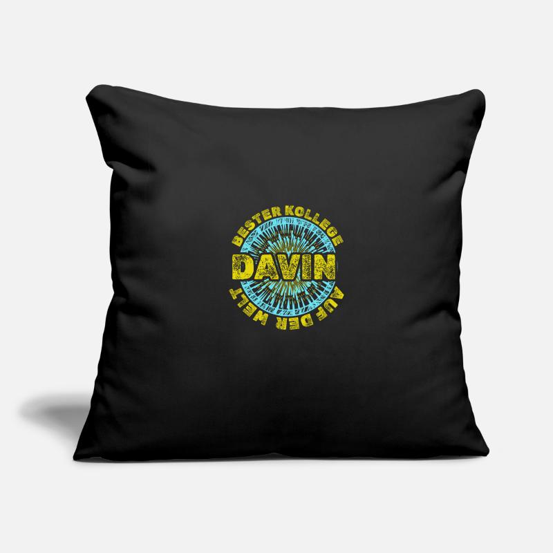 First name Davin Sofa pillowcase 17,3'' x 17,3'' (45 x 45 cm)