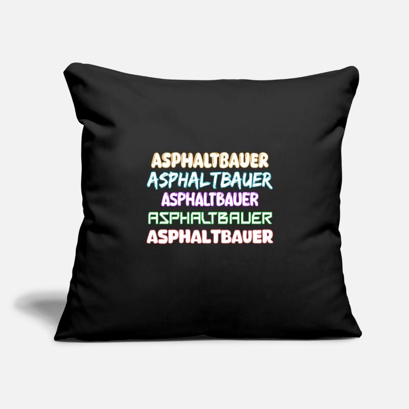 Constructeur d’asphalte comme métier Housse de coussin décorative 45 x 45 cm