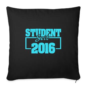2016 2016 - Sofa pillowcase 17,3'' x 17,3'' (45 x 45 cm) - black - Front