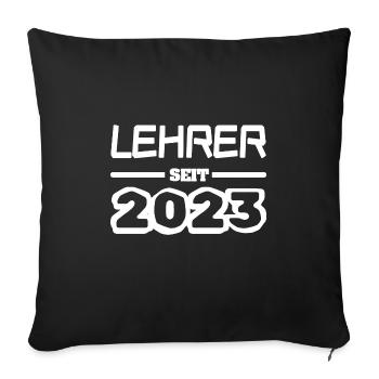 2023 - Sofa pillowcase 17,3'' x 17,3'' (45 x 45 cm) - black - Front