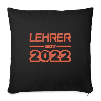 2022 - Sofa pillowcase 17,3'' x 17,3'' (45 x 45 cm) - black - Front