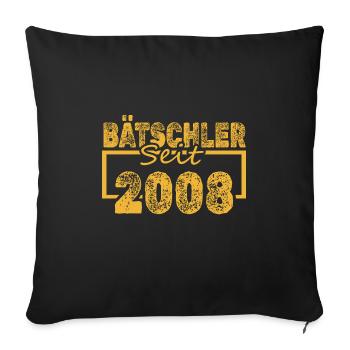 Baccalauréat 2008 - Housse de coussin décorative 45 x 45 cm - noir - Devant