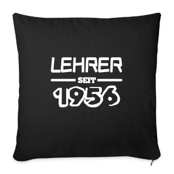Teacher 1956 - Sofa pillowcase 17,3'' x 17,3'' (45 x 45 cm) - black - Front