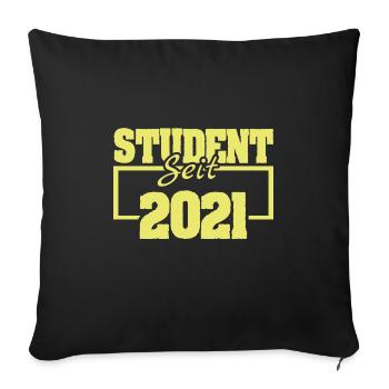 since 2021 - Sofa pillowcase 17,3'' x 17,3'' (45 x 45 cm) - black - Front