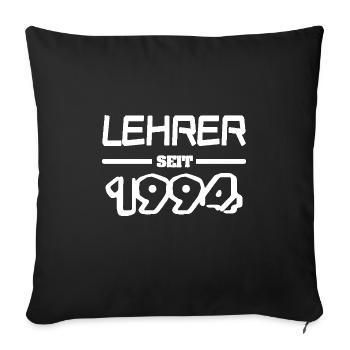 Teacher 1994 - Sofa pillowcase 17,3'' x 17,3'' (45 x 45 cm) - black - Front