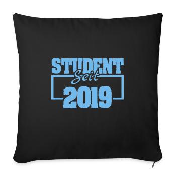 2019 - Sofa pillowcase 17,3'' x 17,3'' (45 x 45 cm) - black - Front