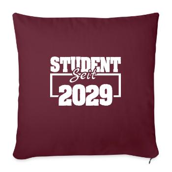 since 2029 - Sofa pillowcase 17,3'' x 17,3'' (45 x 45 cm) - burgundy - Front