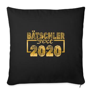 Single 2020 - Sofakissenbezug 45 x 45 cm - Schwarz - Vorne