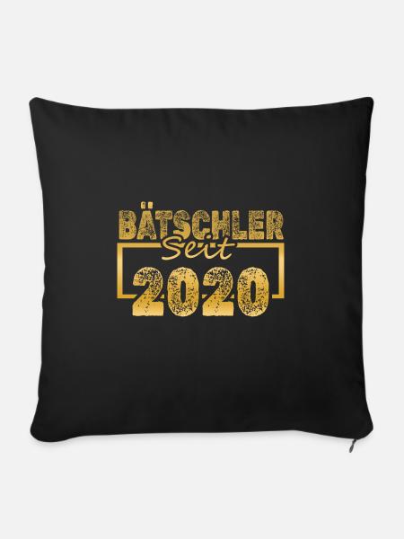Single 2020 - Sofakissenbezug 45 x 45 cm - Schwarz