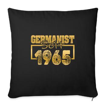 Studies 1965 - Sofa pillowcase 17,3'' x 17,3'' (45 x 45 cm) - black - Front