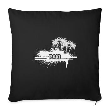 Vacances Paxi - Housse de coussin décorative 45 x 45 cm - noir - Devant