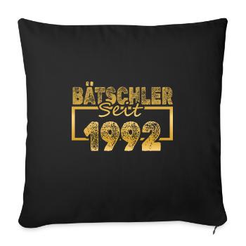 Single 1992 - Sofa pillowcase 17,3'' x 17,3'' (45 x 45 cm) - black - Front