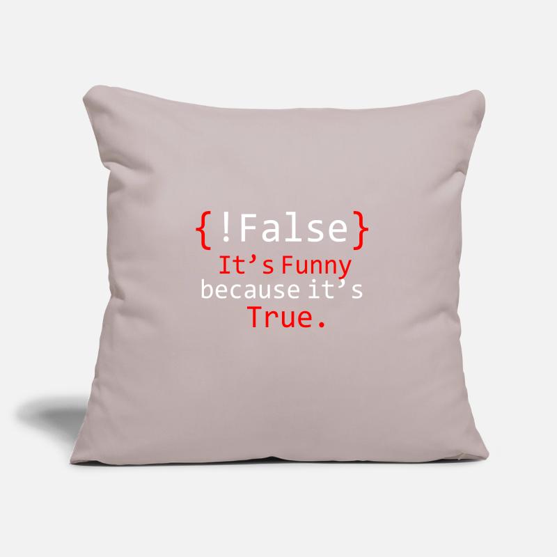 debugging programmer computer science computer nerd Sofa pillowcase 17,3'' x 17,3'' (45 x 45 cm)