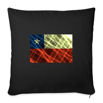 Îles Cook - Housse de coussin décorative 45 x 45 cm - noir - Devant