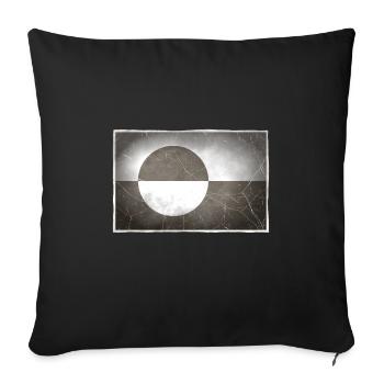 Greenland - Sofa pillowcase 17,3'' x 17,3'' (45 x 45 cm) - black - Front