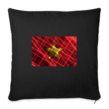 Vietnam - Sofakissenbezug 45 x 45 cm - Schwarz - Vorne