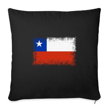 Chile - Sofakissenbezug 45 x 45 cm - Schwarz - Vorne