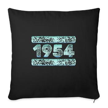Funny 1954 - Sofa pillowcase 17,3'' x 17,3'' (45 x 45 cm) - black - Front