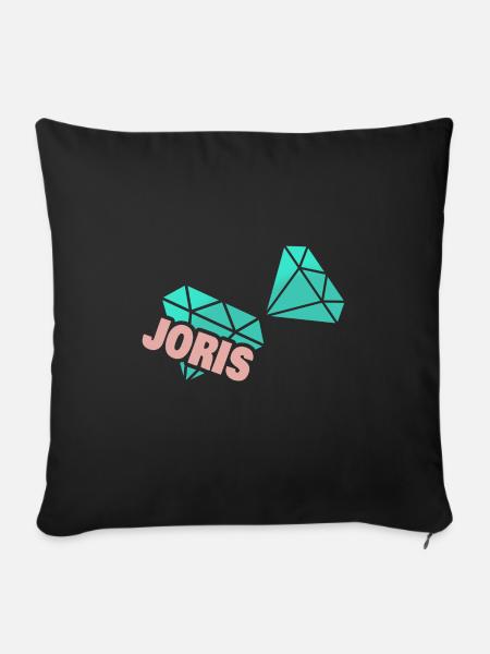 Opa joris - Sofakissenbezug 45 x 45 cm - Schwarz