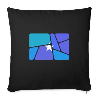Somalie - Housse de coussin décorative 45 x 45 cm - noir - Devant