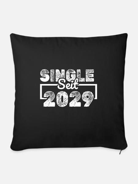 Single 2029 - Sofakissenbezug 45 x 45 cm - Schwarz