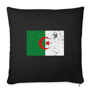 Algeria - Sofa pillowcase 17,3'' x 17,3'' (45 x 45 cm) - black - Front