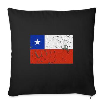 Chile - Sofa pillowcase 17,3'' x 17,3'' (45 x 45 cm) - black - Front