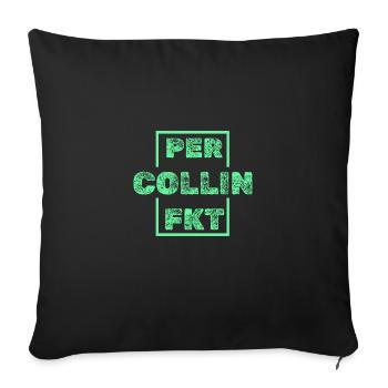 Geschenk für Collin - Sofakissenbezug 45 x 45 cm - Schwarz - Vorne